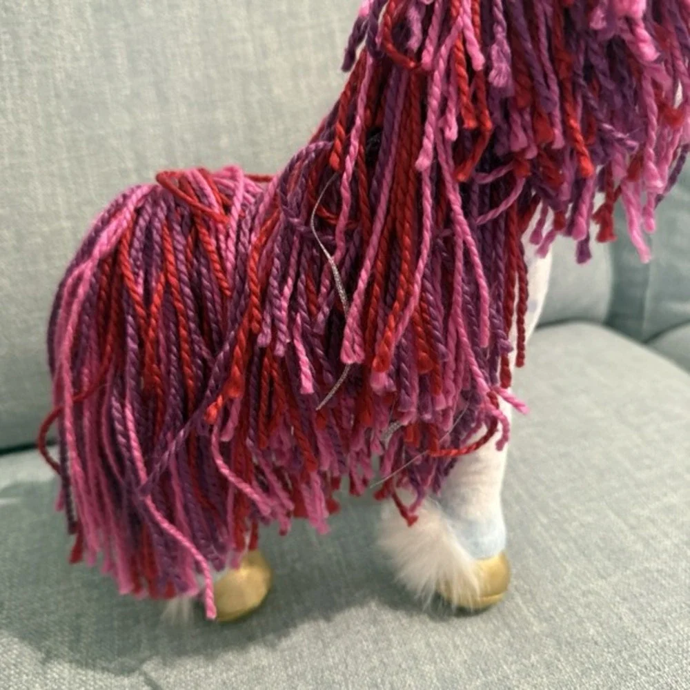 Uni the Unicorn Plush Stuffed Animal with‎ Yarn Hair 2019